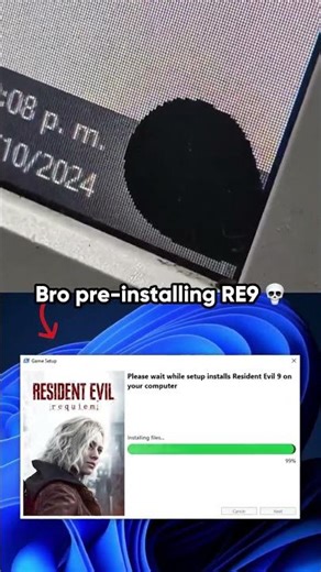 Pre-installing RE9 💀