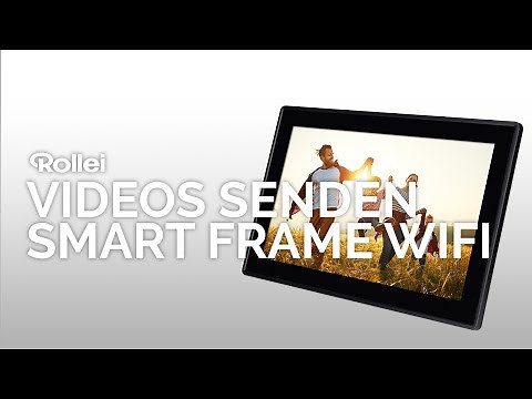 Digitaler Bilderrahmen Smart Frame WiFi - Videos senden
