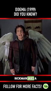 I love that Rickman asked about the wings. Such a Rickman thing to do. #dogma #dogma1999 #dogmamovie #kevinsmith #mattdamon #benaffleck #jasonmewes #alanrickman #lindafiorentino #salmahayek #jasonlee #chrisrock #alanismorissette #scottmosier #georgecarlin #budcort #janeanegarofalo #comedy #comedymovies #90smovie #90smovies #scottneumyer #didyouknowthis #didyouknowthat #movietrivia #triviadude | Scott Neumyer