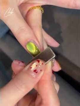 Mesmerizing Lime Green Stripe Cat Eye Nail Tutorial | Easy Magnetic Nail Art Step-by-Step
