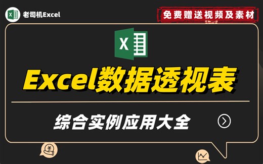 Excel数据透视表综合实例应用大全，通过实例学习数据透视表