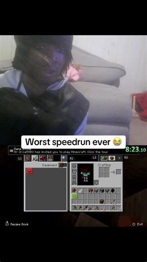 Ain’t no way 😭🙏 #fyp #minecraft #funny #speedrun | Minecraft Game