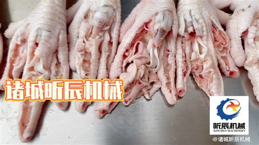 昕辰机械无骨鸡爪鸭掌去骨机，自动脱骨机，去小骨设备