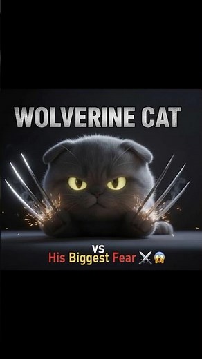WOLVERINE CAT vs His Biggest Fear ⚔️😱