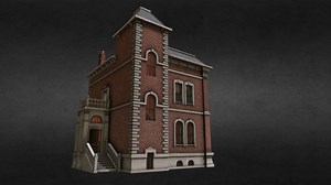 Victorian house - 3D model by cranberrymk