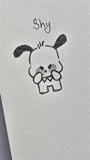 How to draw easy cute tutorial ✏️ #art #drawing #howtodraw #tutorial