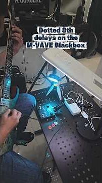Dotted 8th delay on the M-VAVE Blackbox multieffects pedal. #shorts #blackbox #mvave