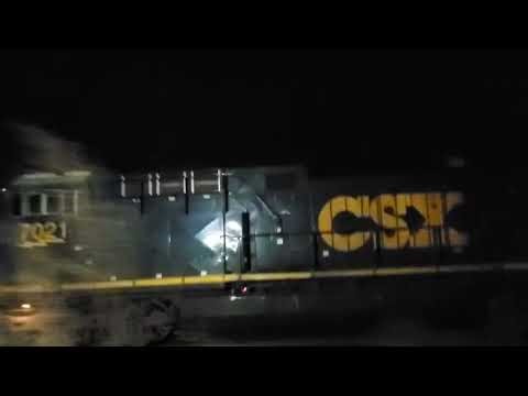 CSX Intermodal Train Sailing past Auburn IN 1/10/26