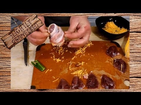 Jalepno, Bacon, and BBQ Quail Breast Poppers