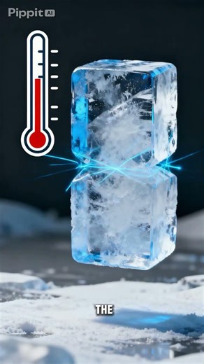 Why Ice Cracks So Loudly#ScienceFacts #NatureSounds #IceScience #AIFacts