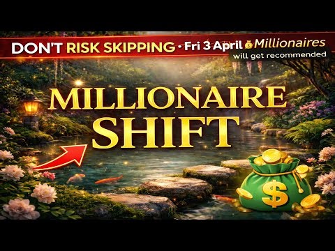 Don't Skip if you see this Fri 3 April 💰 Only Future Millionaires will get recommended