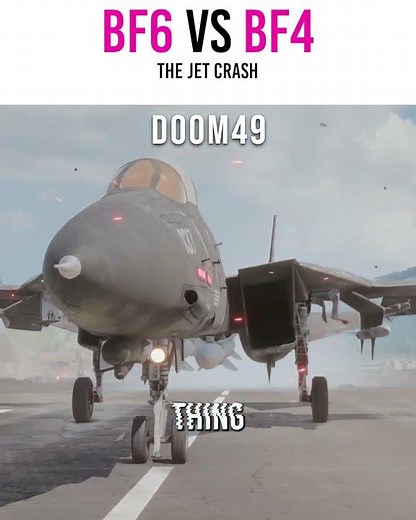 🧐BF6 vs BF4 The Jet Crash