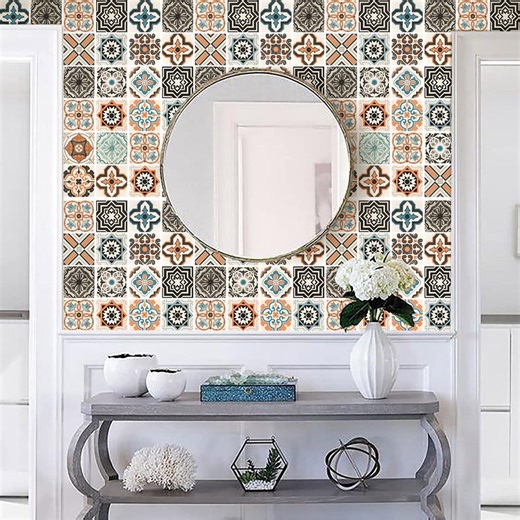 Waterproof Tile Contact Paper – Self-adhesive Kitchen Backsplash Wallpaper - Etsy