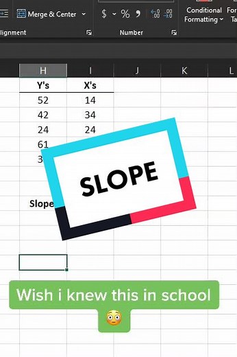Advanced Excel Tips: Understanding the Slope Formula