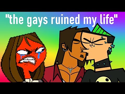 total drama men kissing compilation