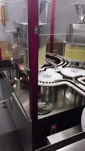 Powder penicillin vial filling capping labeling line #machine #factory