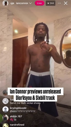 UGK (Undergroundk) on Instagram: "Ian Connor previews unreleased DiorVsyou & Sixbill track 👀 The snippet has fans tapped in already — early reactions say this one’s different. If this really drops, it’s about to shake the underground heavy. Follow @undergroundk & @undergroundkreative for more music news, culture updates, and underground moments. #IanConnor #DiorVsyou #Sixbill #UndergroundRap #RapNews UGK"