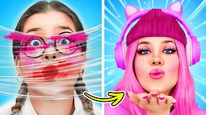 Nerd Wants to be SUE from La La Life! Ultimate DIY Makeover with Beauty Hacks