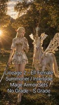 Lineage 2 - Elemental Master | Armor Sets | Interlude | AI Slop #lineage2 #l2 #l2community