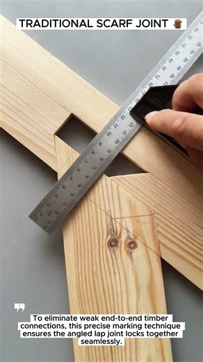 How An Angled Lap Joint Achieves Flawless Timber Splicing