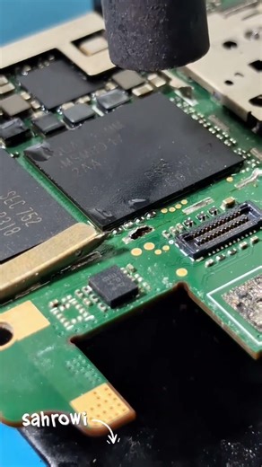 #the process of removing the CPU IC and replacing it
