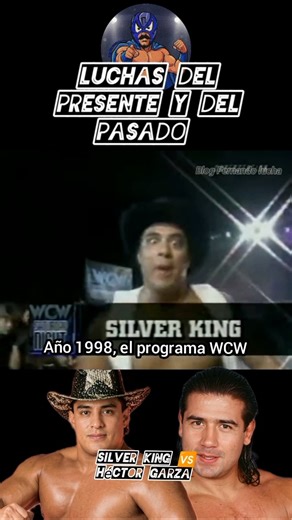 Mexican pride at WCW Saturday Night: Silver King vs. Hector Garza 💥 #luchalibre #silverking