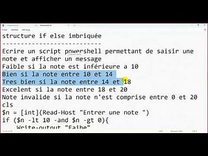 PowerShell : Les structures Conditionnelles