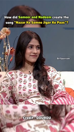 How did Sameer and Nadeem create the song "Nazar Ke Samne Jigar Ke Paas"? #sameeranjaan #podcast #yt