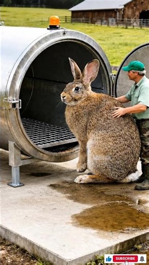 "Giant Rabbit Factory Experiment | Viral Farm Video"
