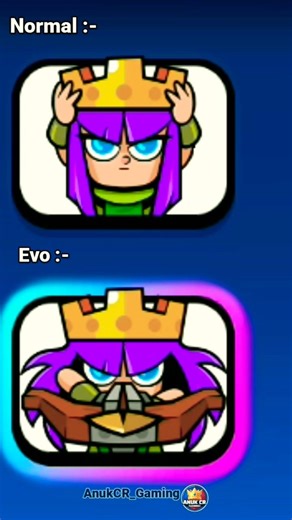 Normal vs Evolution #clashroyale #emote