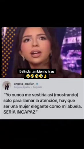 Belinda también lo hizo las indirectas más directas hacía Ángela Aguilar están potentes que nunca!!! 🤣🤣🤣👌 #belinda #angelaaguilar #cazzu #christiannodal