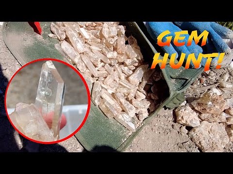 Quartz Crystal Gem Hunt in Northern California: MY BIGGEST HAUL YET