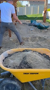 57K views · 284 reactions | Using sand to smooth out a lawn | Davey Struggle | Facebook