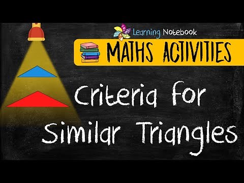 Similar Triangles || Class 10 Maths Activity / Project / TLM