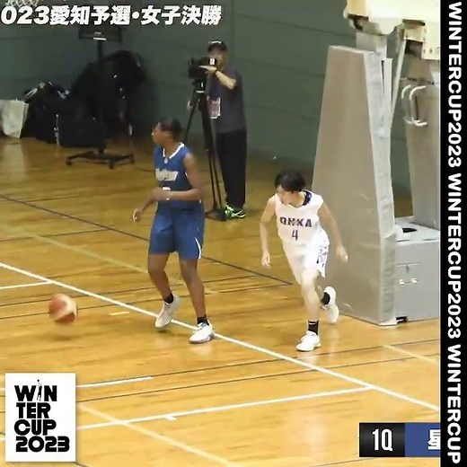 【バスケ】桜花学園 華麗アリウープ•レイアップ‼️Wキャプテンが美技で魅せる🔥田中こころ（3年/172cm/No.4） [ウインターカップ2023愛知予選・女子決勝] #shorts