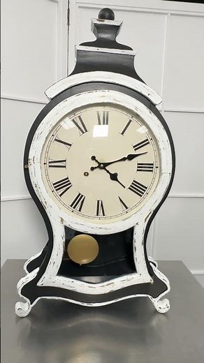 Vintage French Boulle Style Quartz Pendulum Mantel Clock | Item# 3180 - Adelaide Clocks