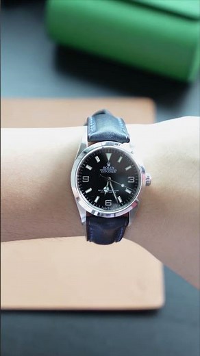 Watch as this Rolex Explorer gets a fresh new look with some stylish new straps 🔥 #shorts