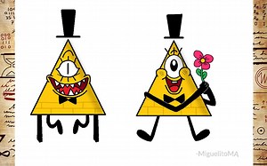 Bill Cipher with a Mouth