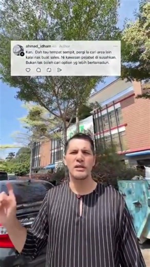 Ahmad Idham Suruh Datuk Aliff Cari Tempat Lain Kalau Hendak Berniaga