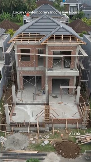 Luxury Contemporary Indonesian House with Pool | 2-Story Dream Home Construction