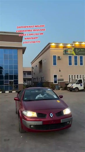 2009 RENAULT MEGANE CONVERTIBLE AVAILABLE PRICE 1.8M CALL OR WHATSAPP 07071788770 #fyppppppppppppppppppppppp #creatorsearchinsights #fypシ゚viral #fyp #viral