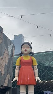 428K views · 1.3K reactions | Are you ready, players?  Come play Red Light, Green Light with Young-hee in Melbourne this weekend... if you dare. Details here: https://fedsquare.com/events/korea-festival-2025 | Netflix | Facebook