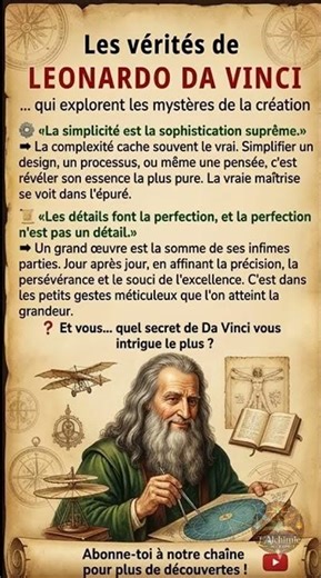 3 Vérités de Léonard de Vinci qui vont vous changer #psychologie #sagesse #développementpersonnel
