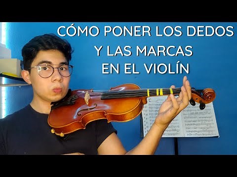 Como Poner Las Marquitas y LOS DEDOS En El Violín Fácil y Rápido | Aprender violín Clase 2