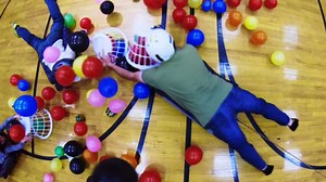 Watch what the real life version of 'Hungry, Hungry Hippos' looks like