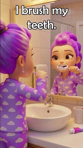 Morning Routine with Rumi ☀️ Learn Daily Habits 📆 #kids #goodhabits