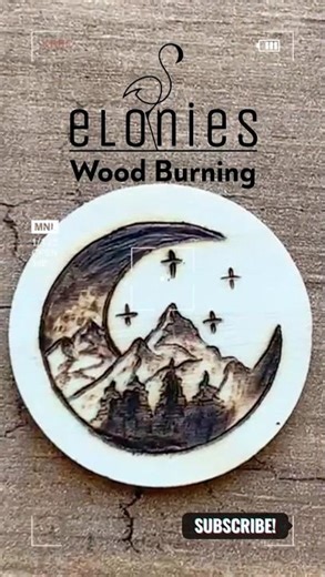 Wood Burning Art | The Breeze of the Mountains #woodburning #pyrography #mountainart