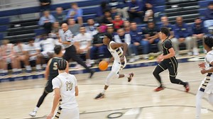 15K views · 626 reactions | Harvard commit Elzie Harrington, Christian Collins and St John Bosco vs Hesperia at the Braves Varsity Winter Classic | Home Team Hoops | Facebook