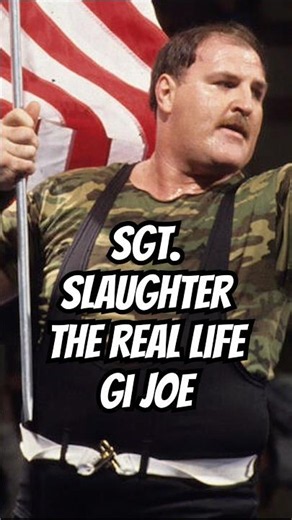 Sgt. Slaughter The Real Life GI Joe #wwe #prowrestling #80swrestling #sgtslaughter