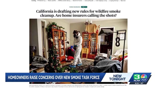 SF Chronicle investigates smoke damage task force ties to insurers